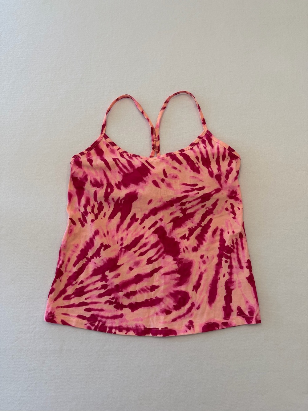 Jenni Intimates Pink Tie-Dye Racerback Camisole Small New Without Tags
